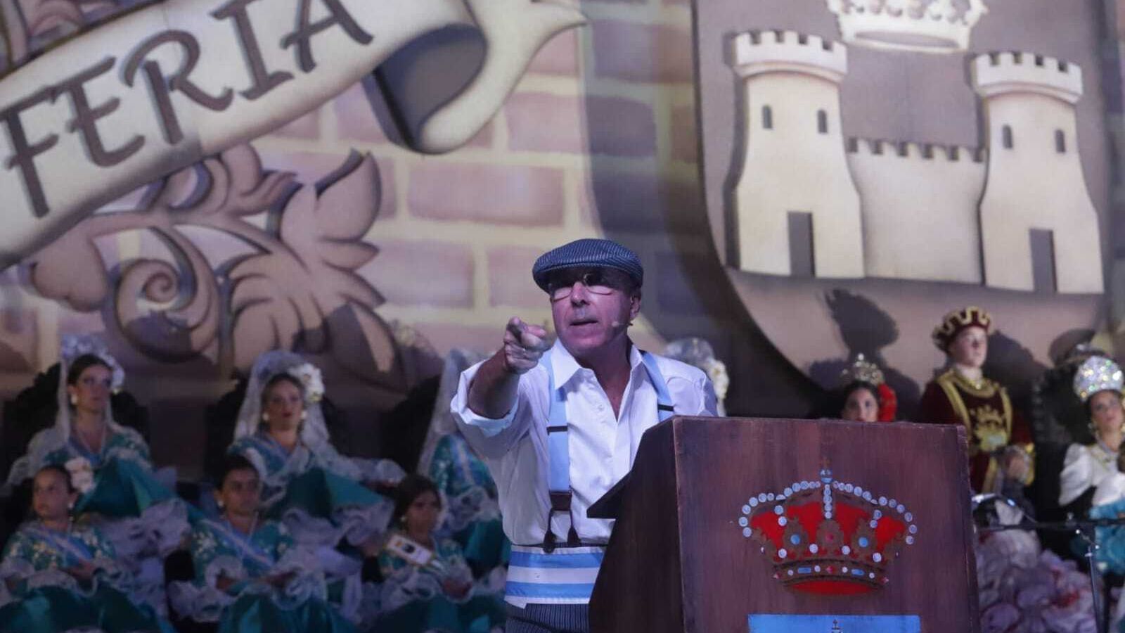 Pepe Torres, durante el pregón.