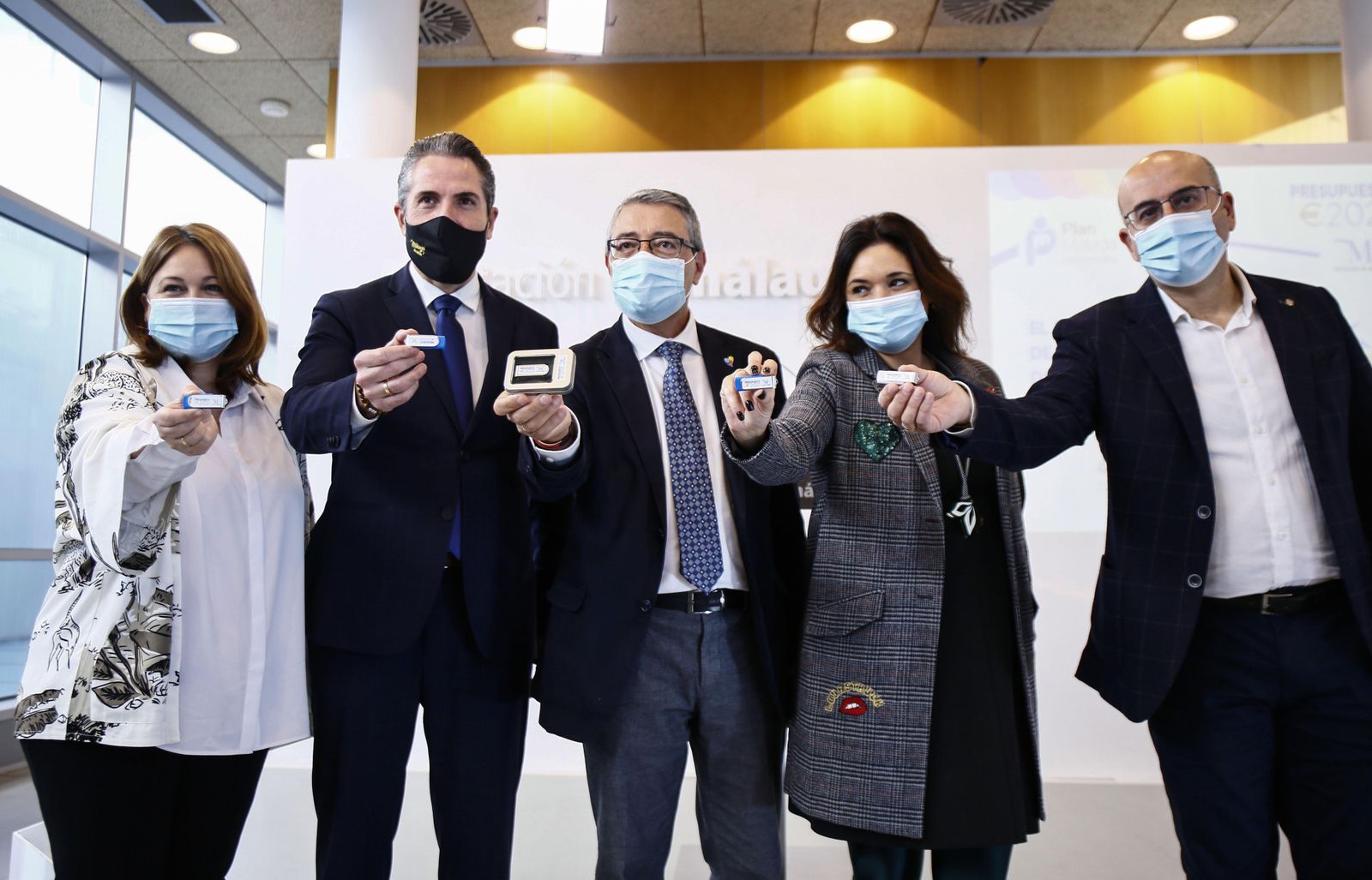 Presentación de los presupuestos de la Diputación de Málaga para 2021.