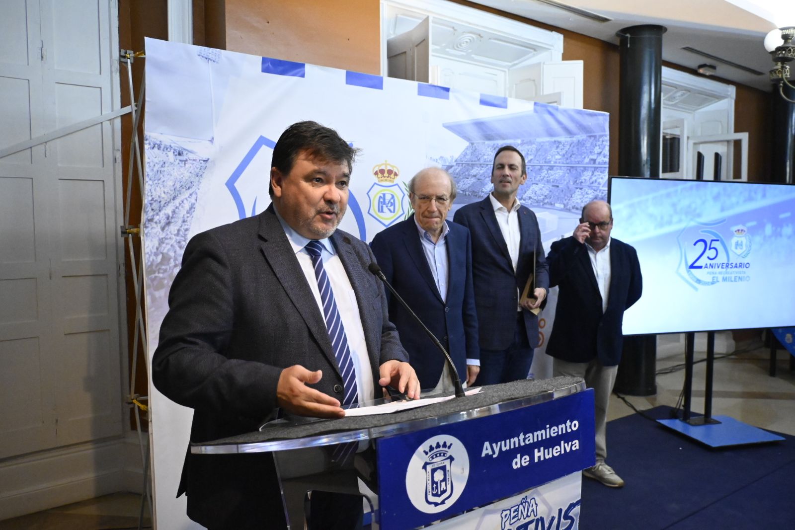 Acto de celebración del 25 aniversario de la Peña Cultural Recreativista 'El Milenio' en imágenes