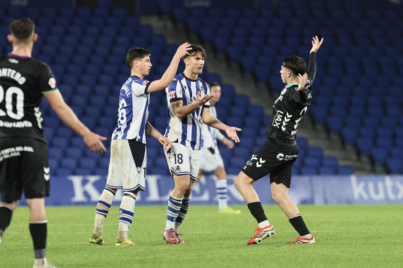 Real Sociedad-Málaga CF, en fotos