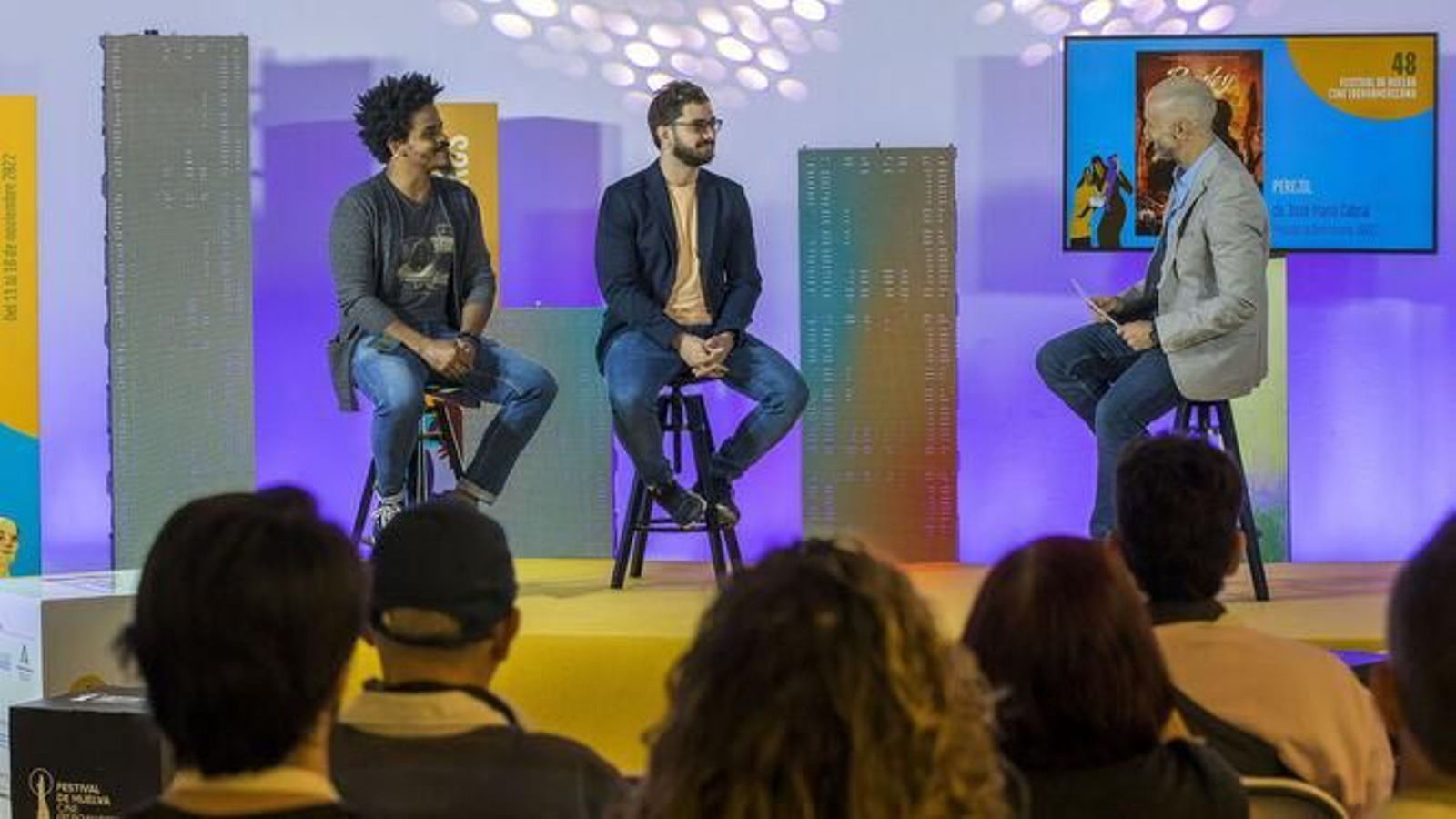 José María Cabral, director y Emilio Candelario, actor de 'Perejil'