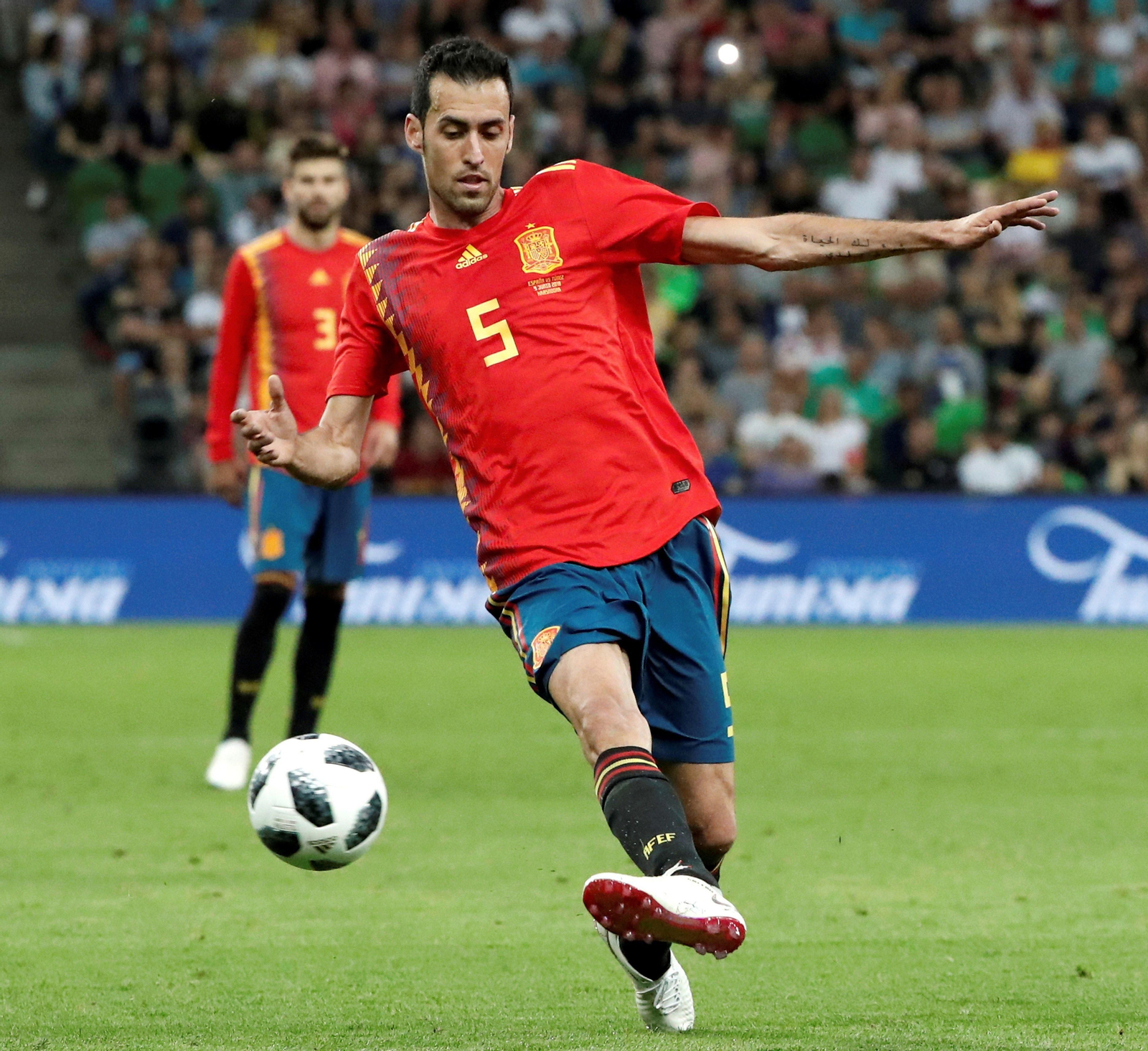 Las imágenes del España-Túnez