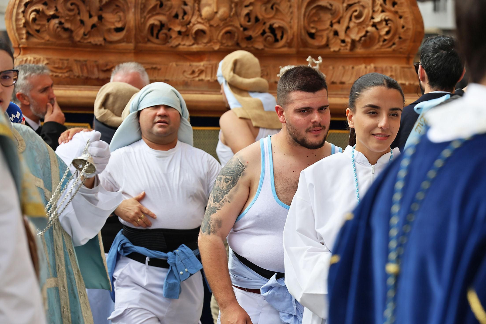 Imágenes de El Resucitado por el barrio de La Hispanidad