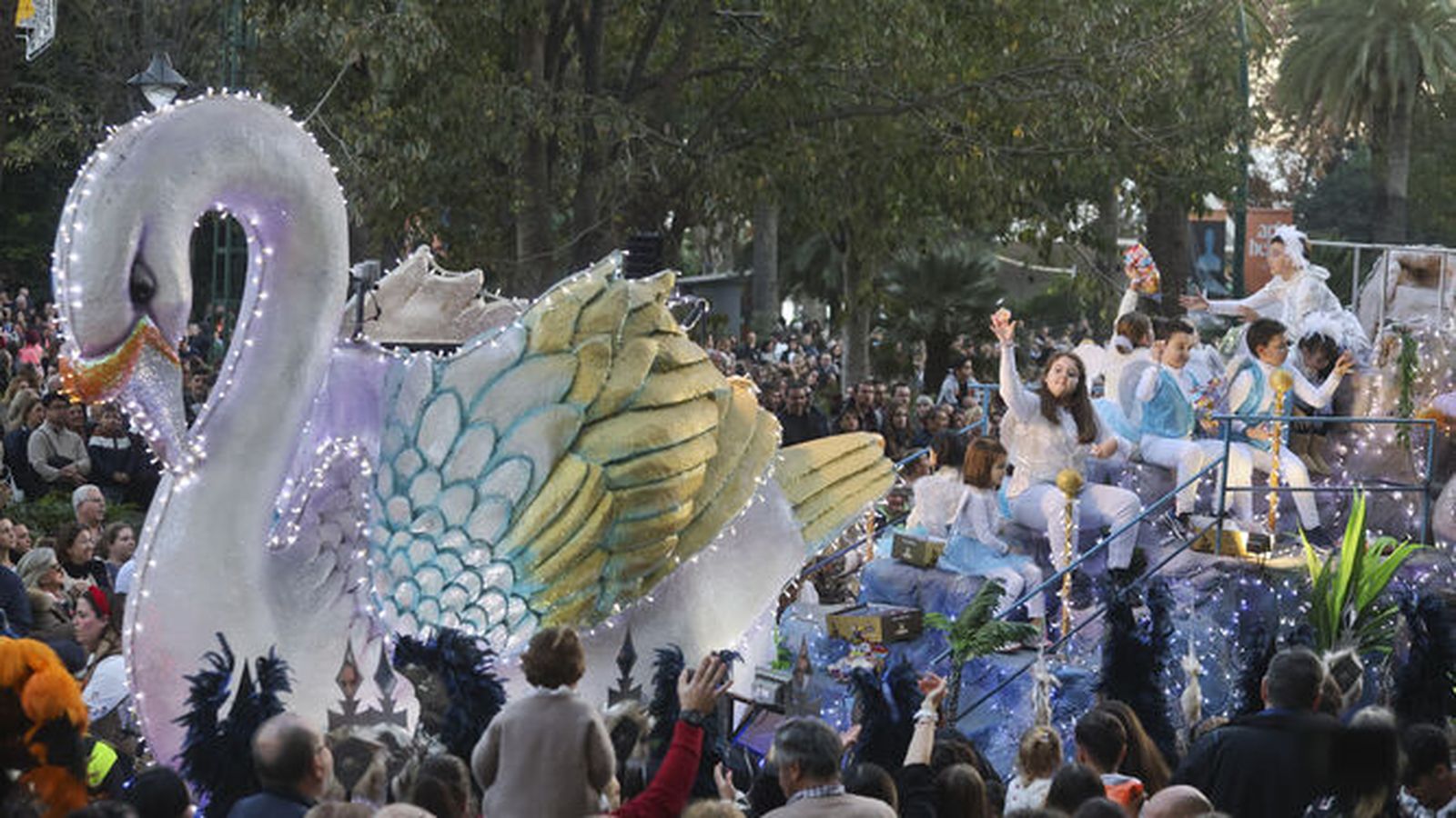 Una imagen de la Cabalgata de Reyes Magos en Málaga del pasado año