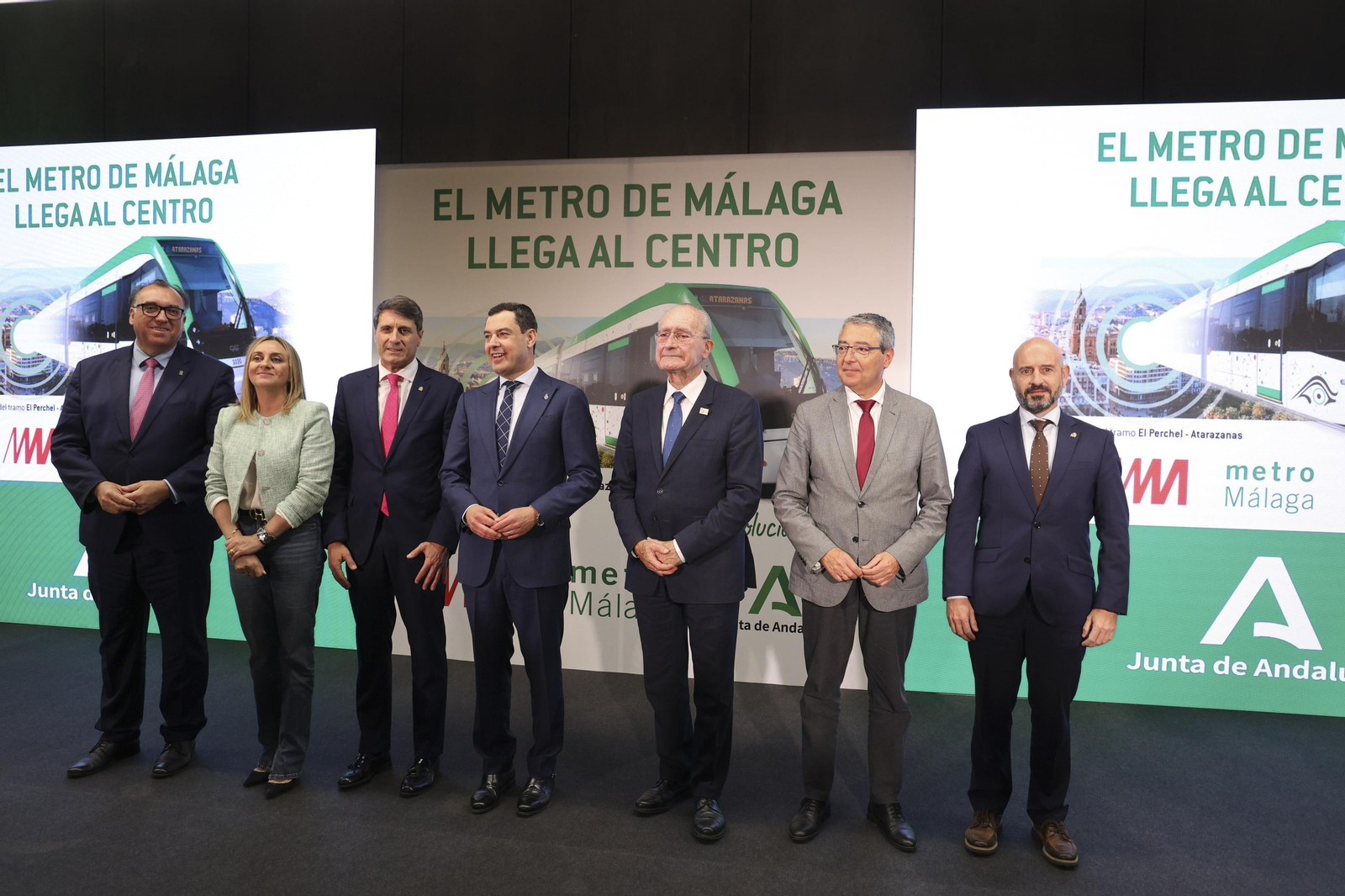 Las fotos de la inauguración del Metro al centro de Málaga