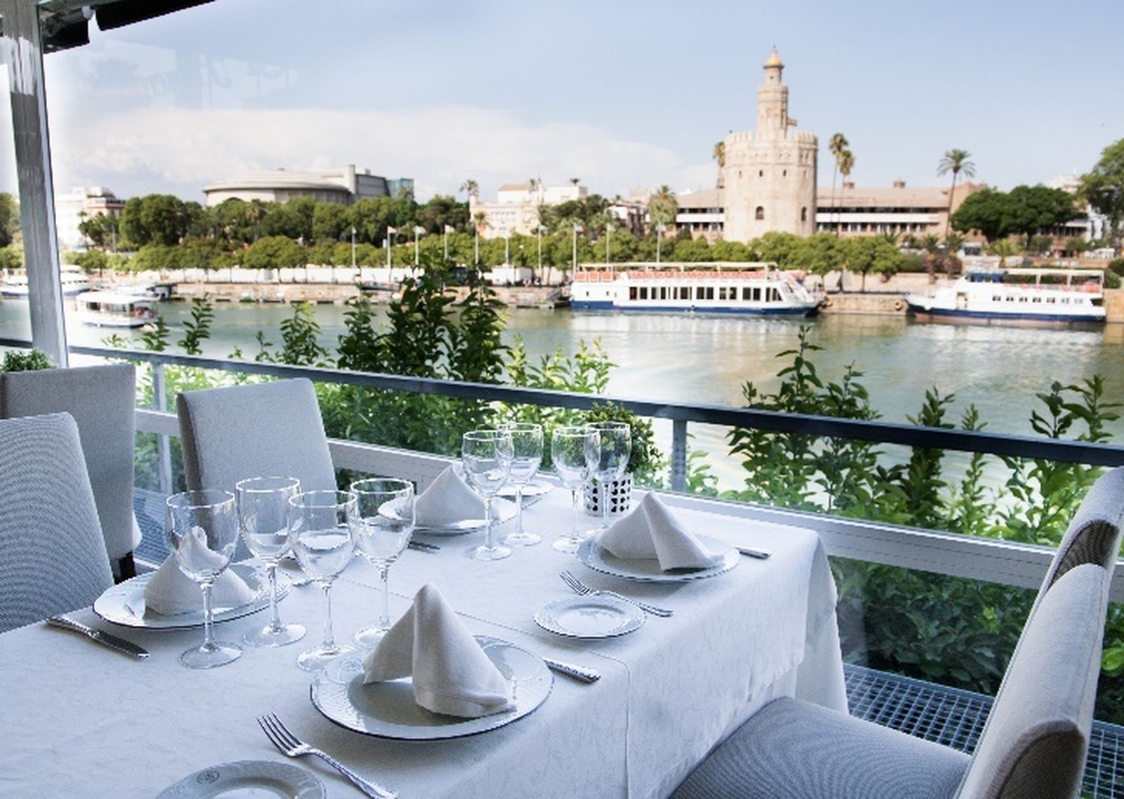 Salón Guadalquivir del Restaurante Río Grande.