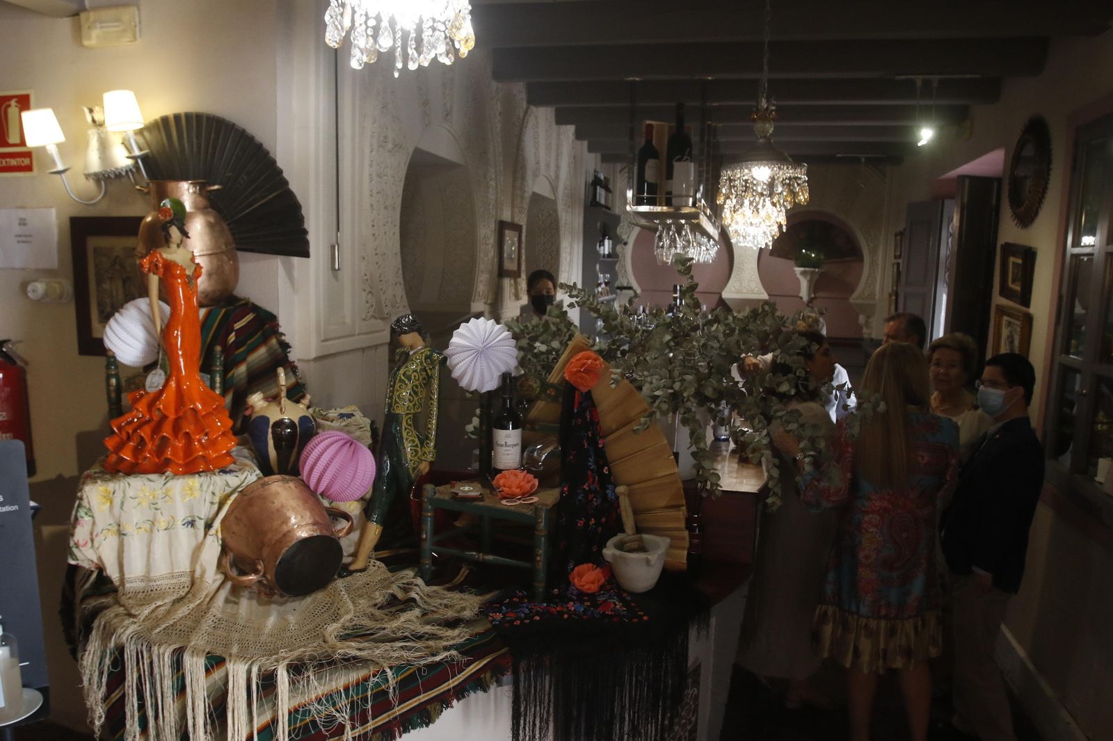 El decorado y el ambiente de Feria en el Centro de Córdoba y la Judería, en fotografías