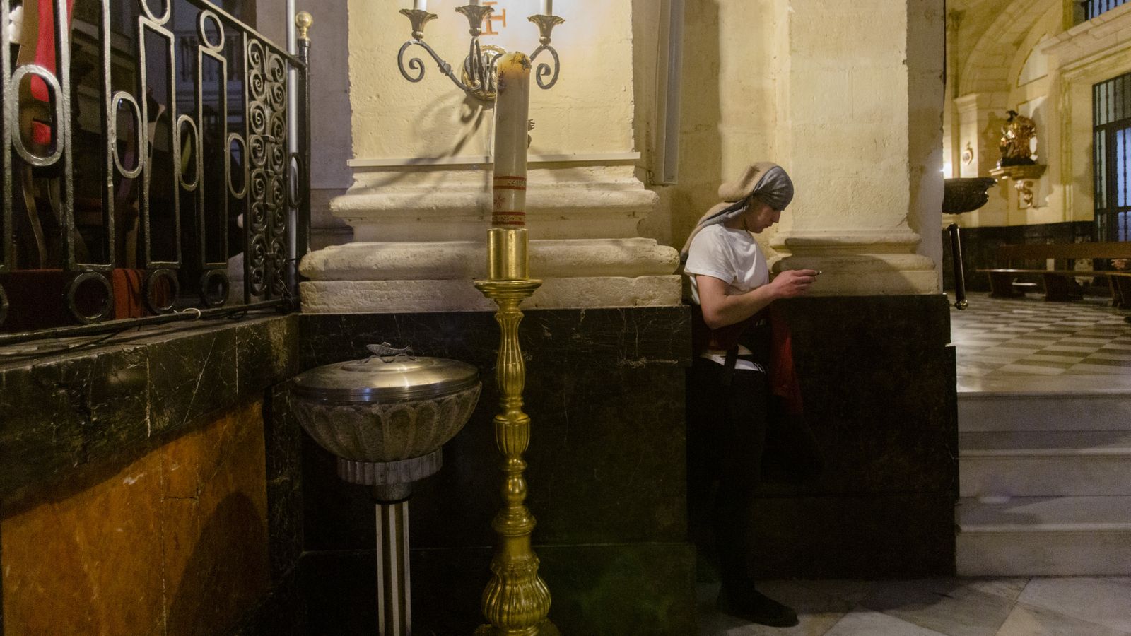 Las imágenes de la cofradía del Perdón en la Semana Santa de Chiclana 2022