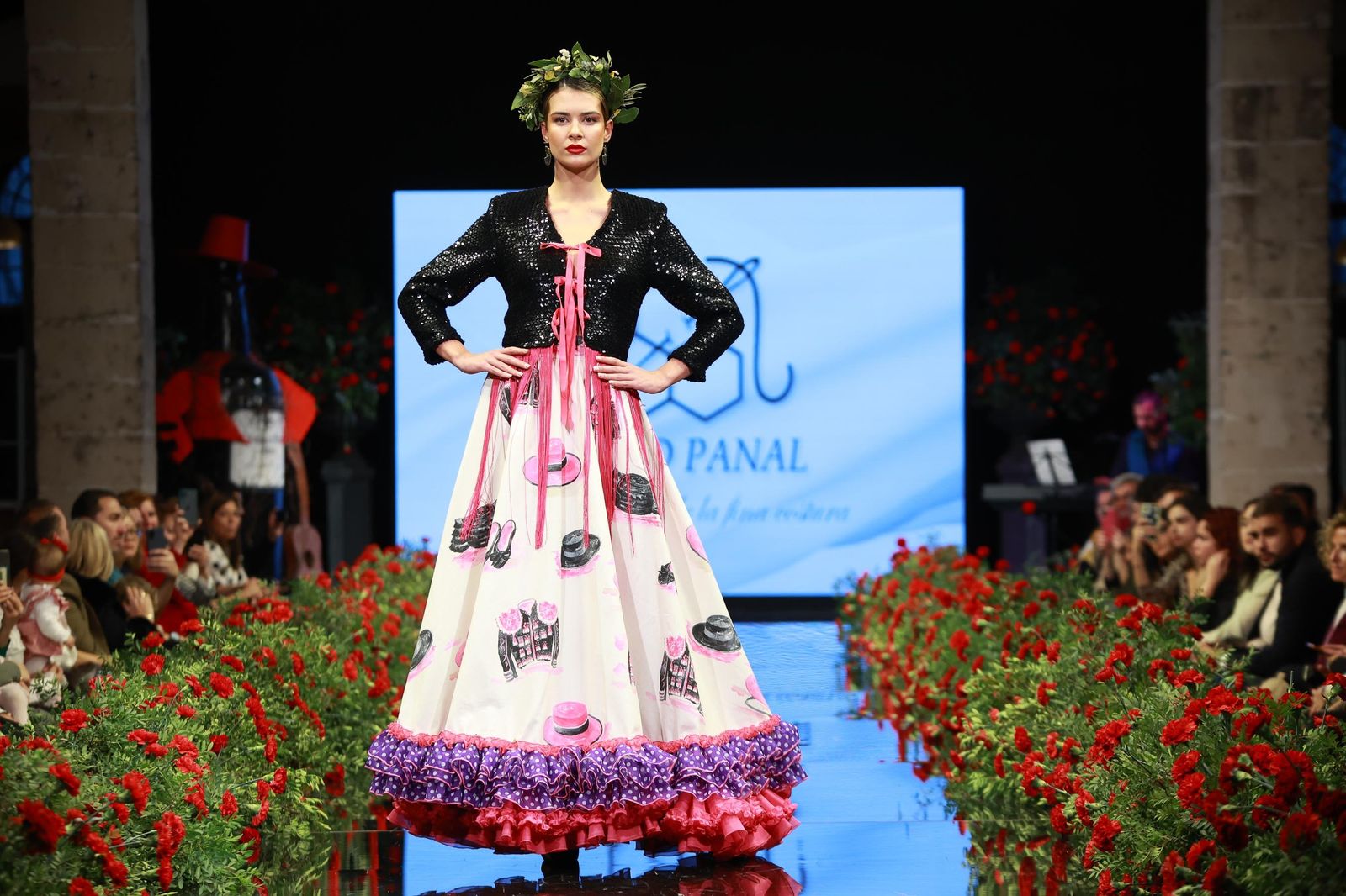 Desfile de David Panal en la Pasarela Flamenca Jerez Tío Pepe 2024