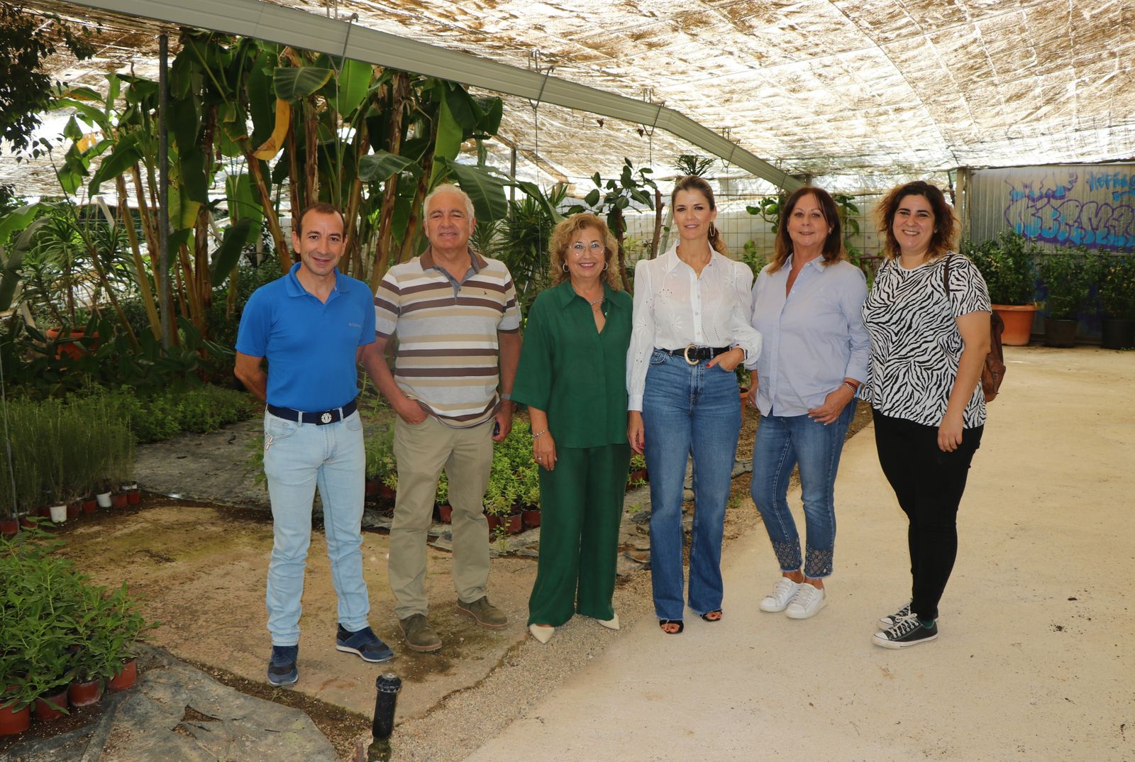 La edil Delia Mira estuvo presente en el desayuno saludable celebrado en el Vivero Municipal.