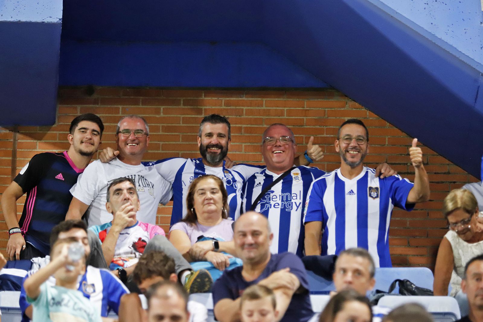 Imágenes del ambiente en el encuentro entre el Recreativo de Huelva y el CD Castellón