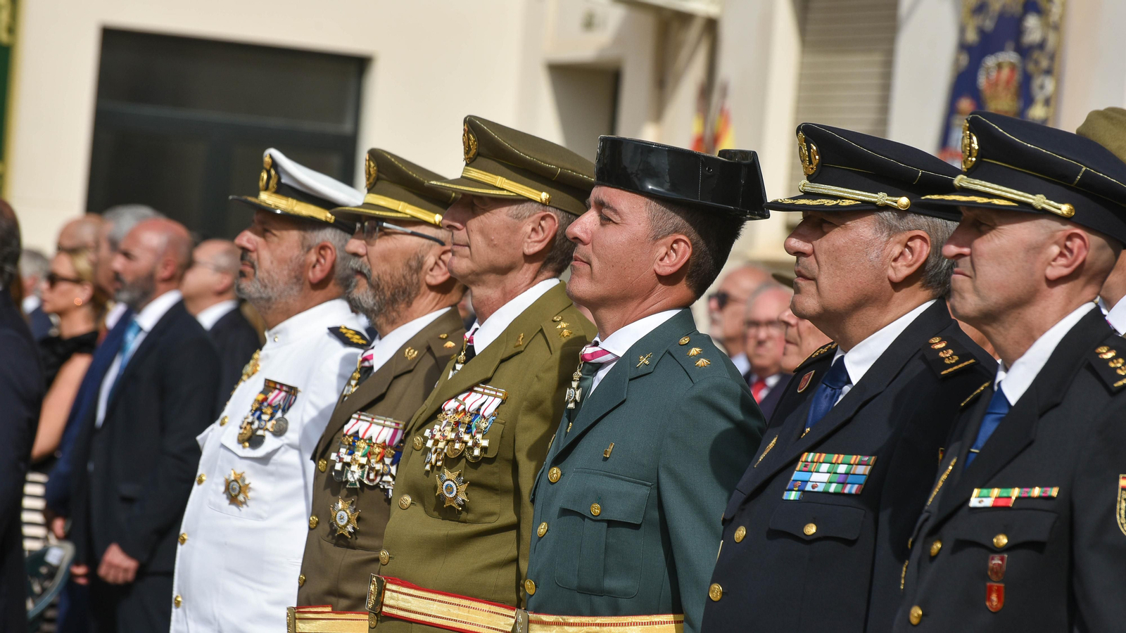 Fotos del acto por el 179 aniversario de la creación de la Guardia Civil en la Comandancia de Algeciras