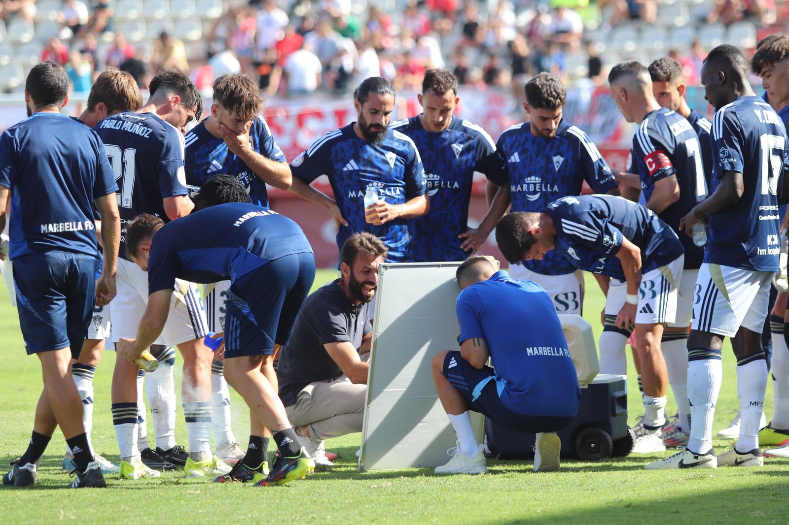 Pausa de hidratación en Algeciras