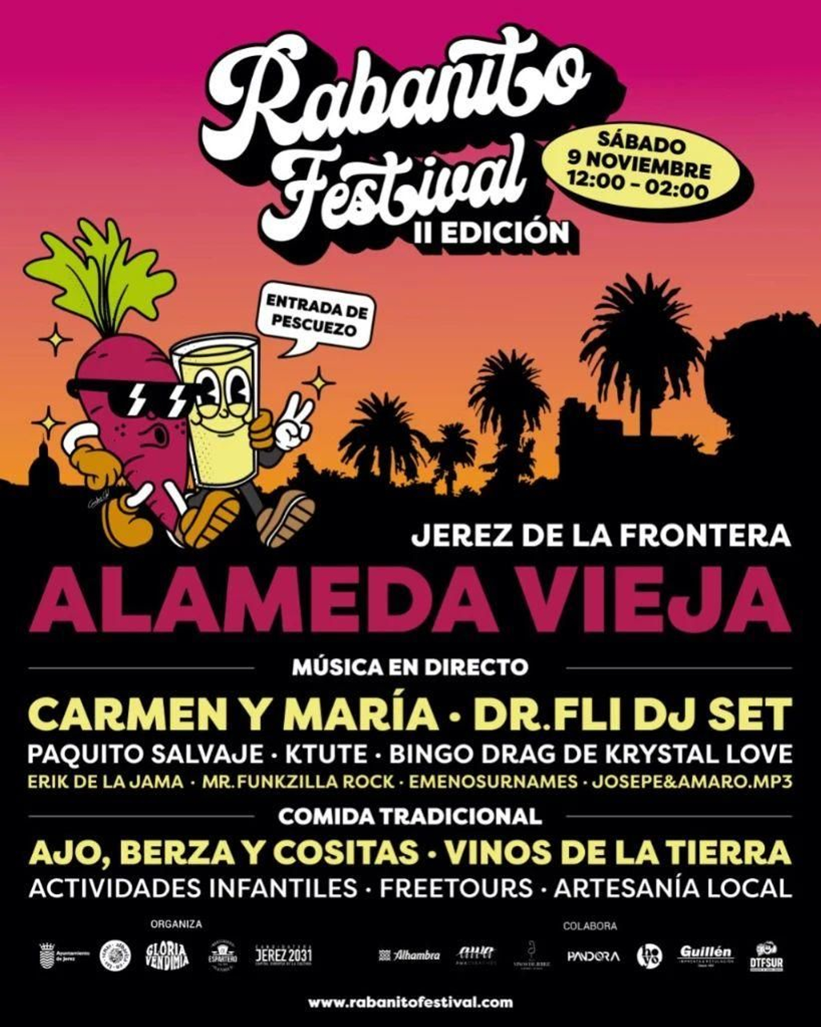 Cartel del Rabanito Festival 2024.