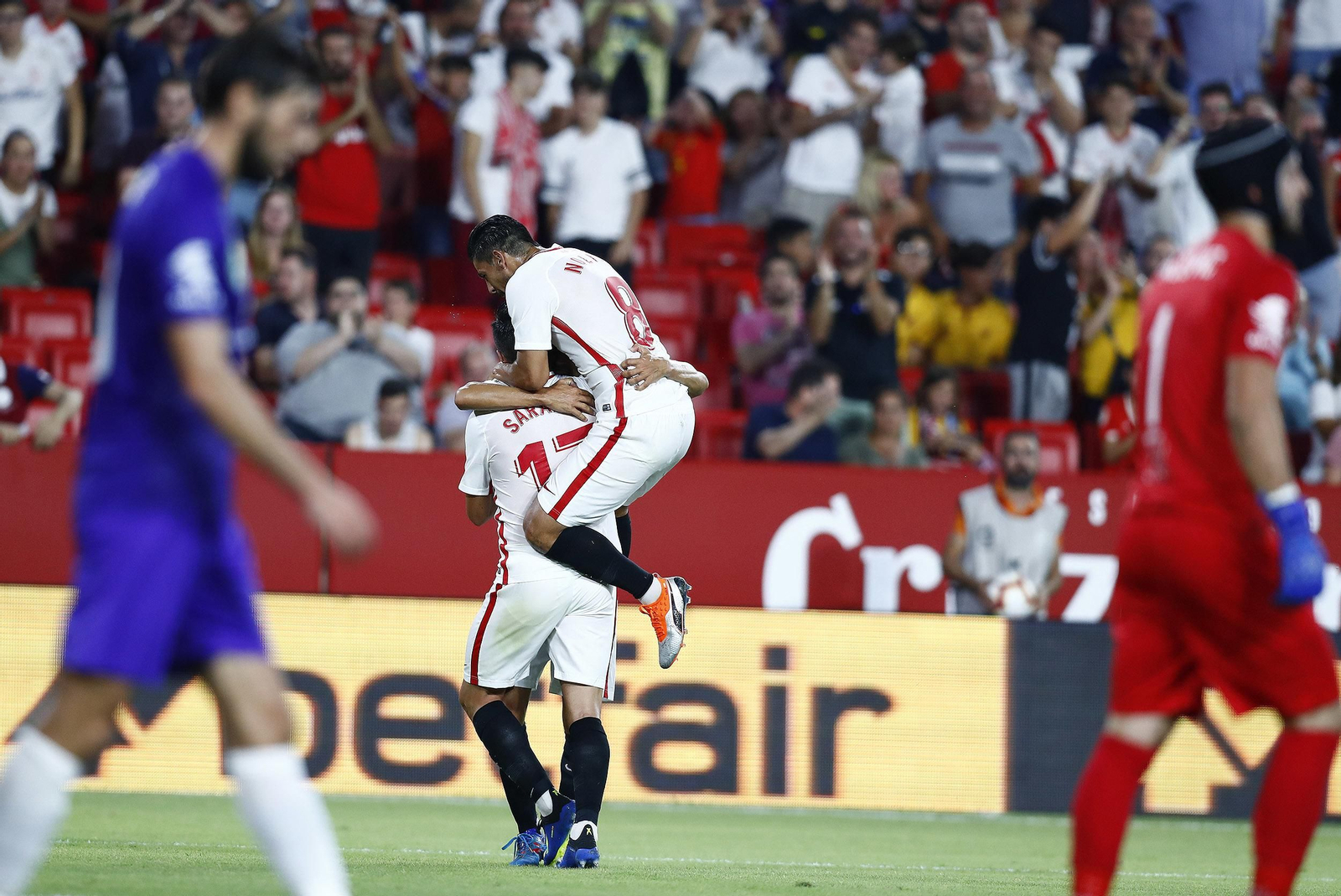 Las imágenes del Sevilla-Újpest