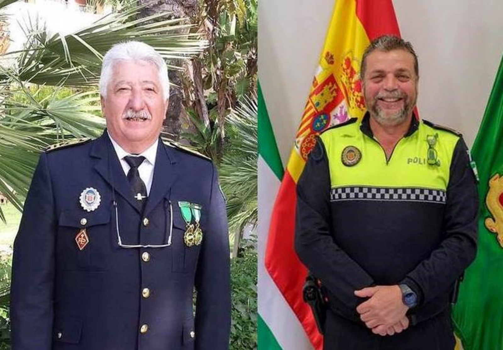 José Manuel Marchante, jefe saliente y Bartolomé Vallejo, jefe entrante.