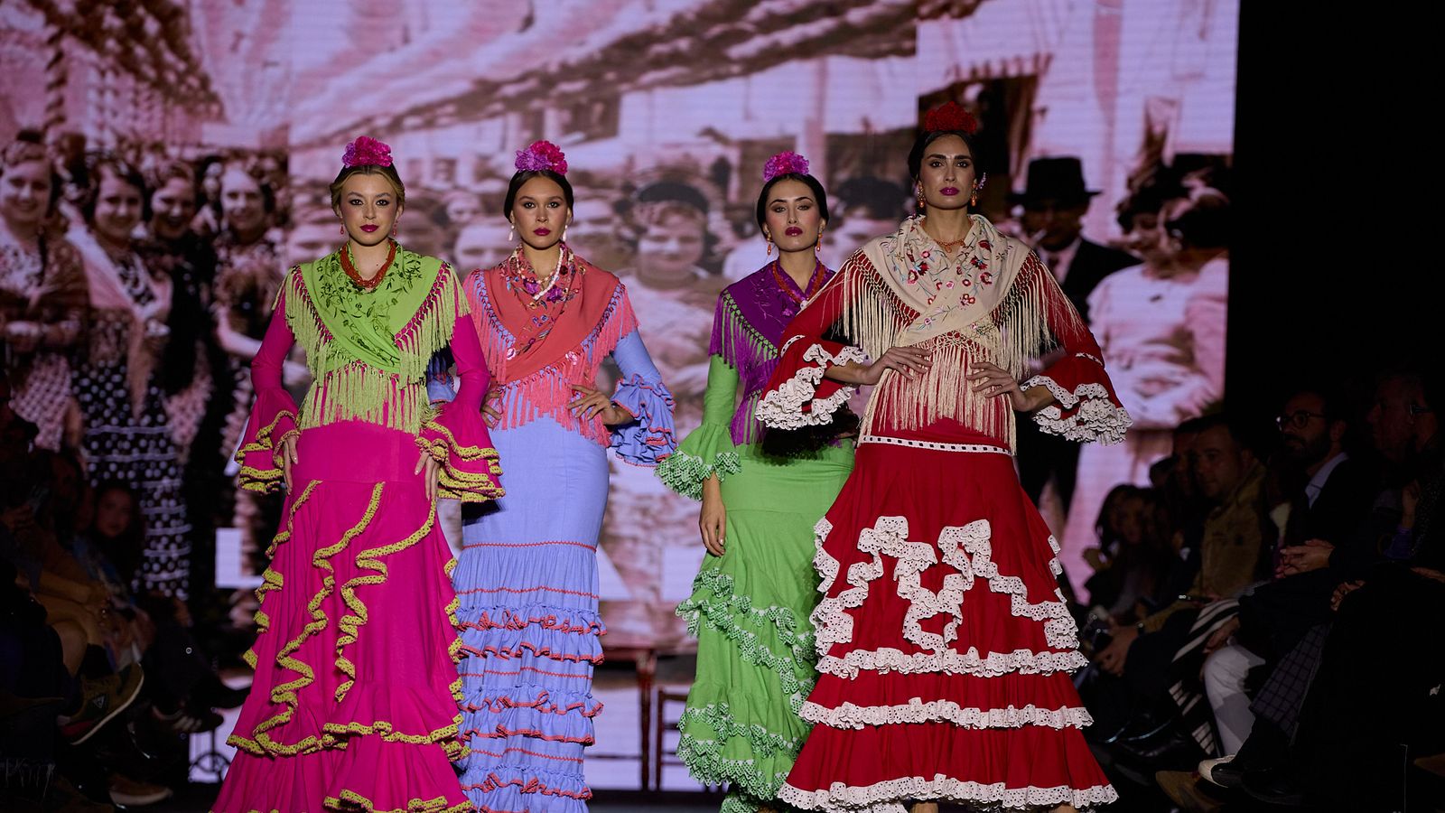 El desfile de MCV flamencas en We Love Flamenco 2026.