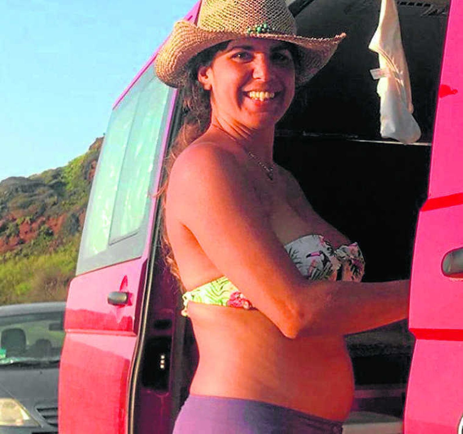 Teresa Rodríguez, en la foto que ha subido a la red social.