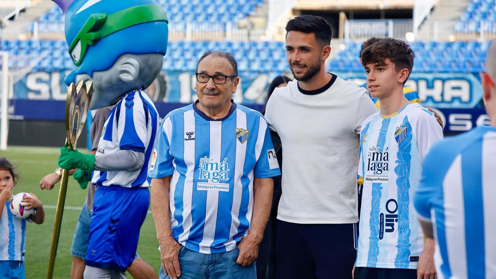 Las fotos del picnic en La Rosaleda para aficionados del Málaga