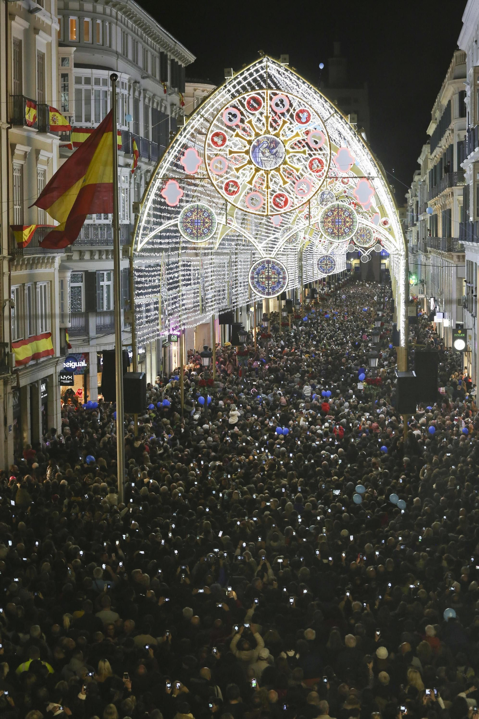 Málaga se enciende por Navidad