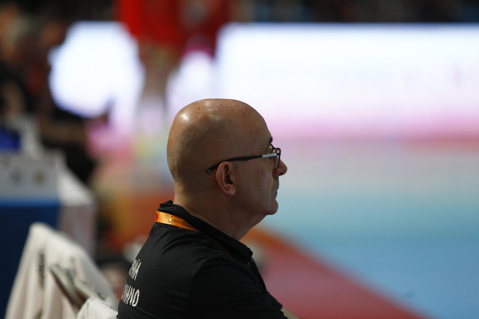 Imágenes del España-Dinamarca de la EHF Euro Cup de balonmano, en Almería