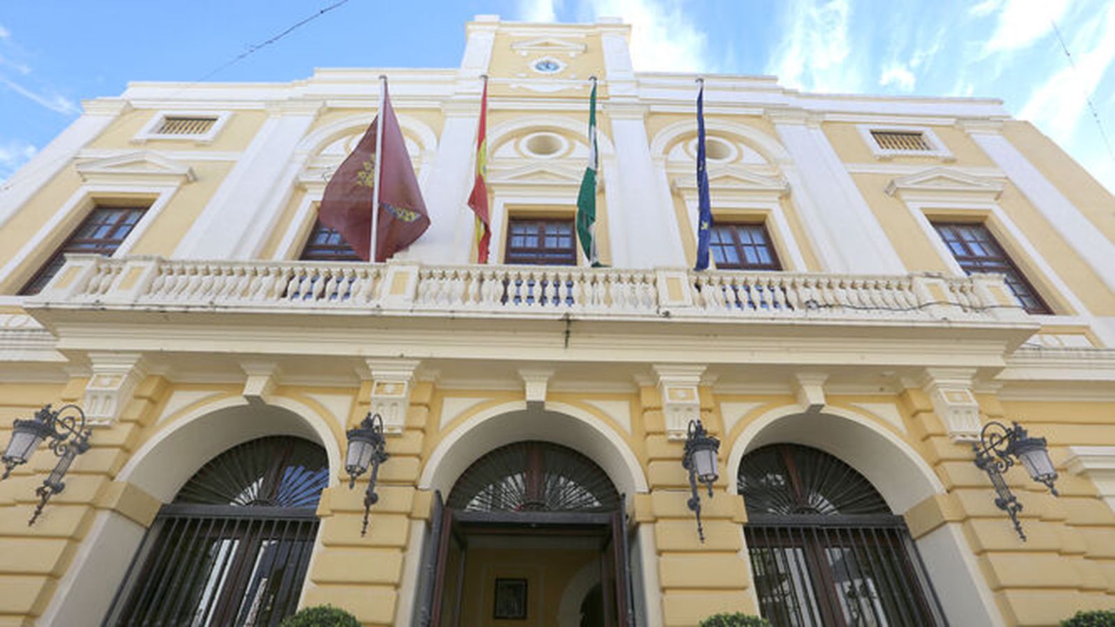 Fachada del Consistorio chiclanero.