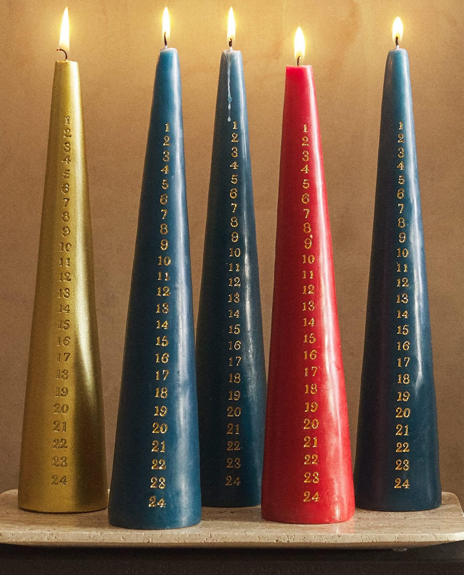 Vela de Adviento de Zara Home.