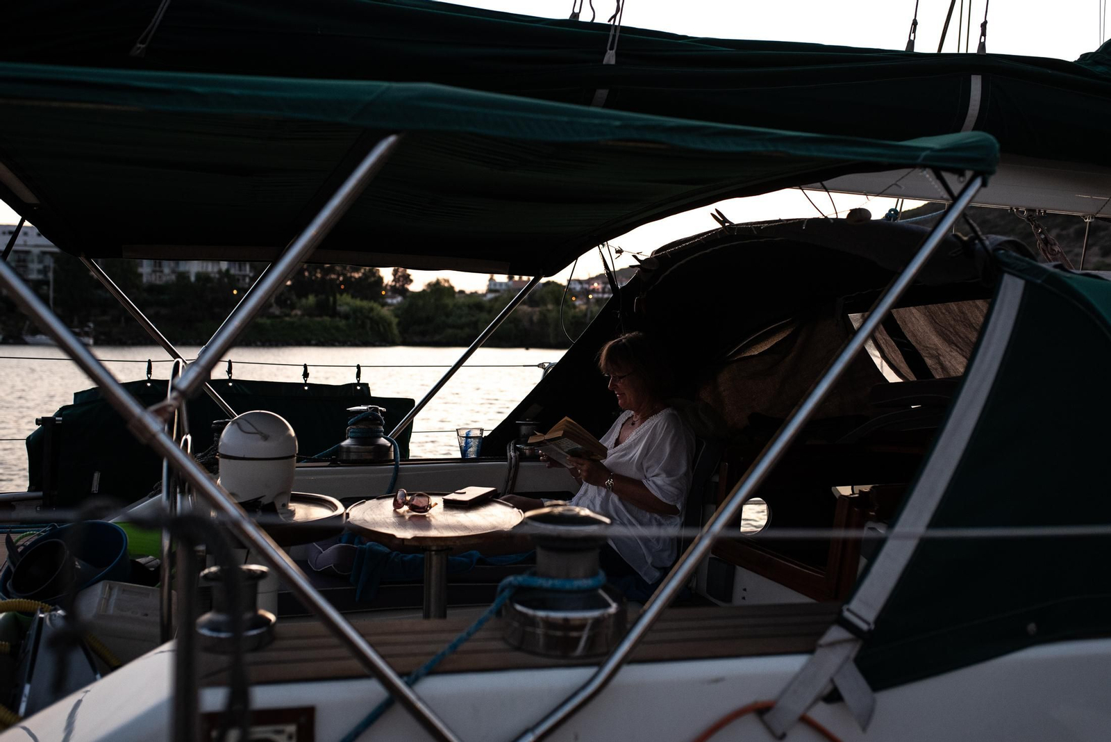 Una puesta de sol desde Sanlúcar de Guadiana