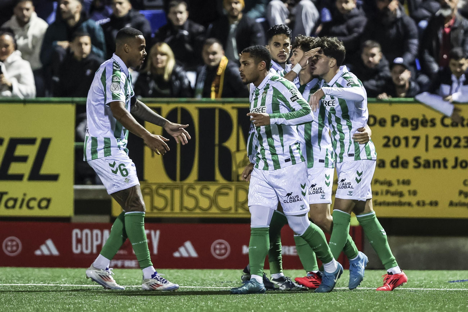 Betis celebrando