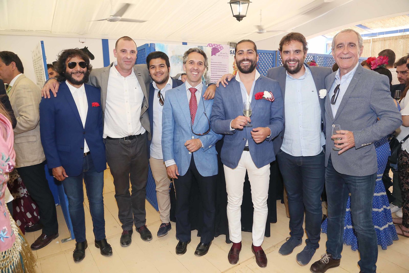 Antonio Reyes, Fernando González-Caballo, Antonio Reyes hijo, Fran Pereira, Juan Garrido, Dani de Morón y Fermín Lobatón.