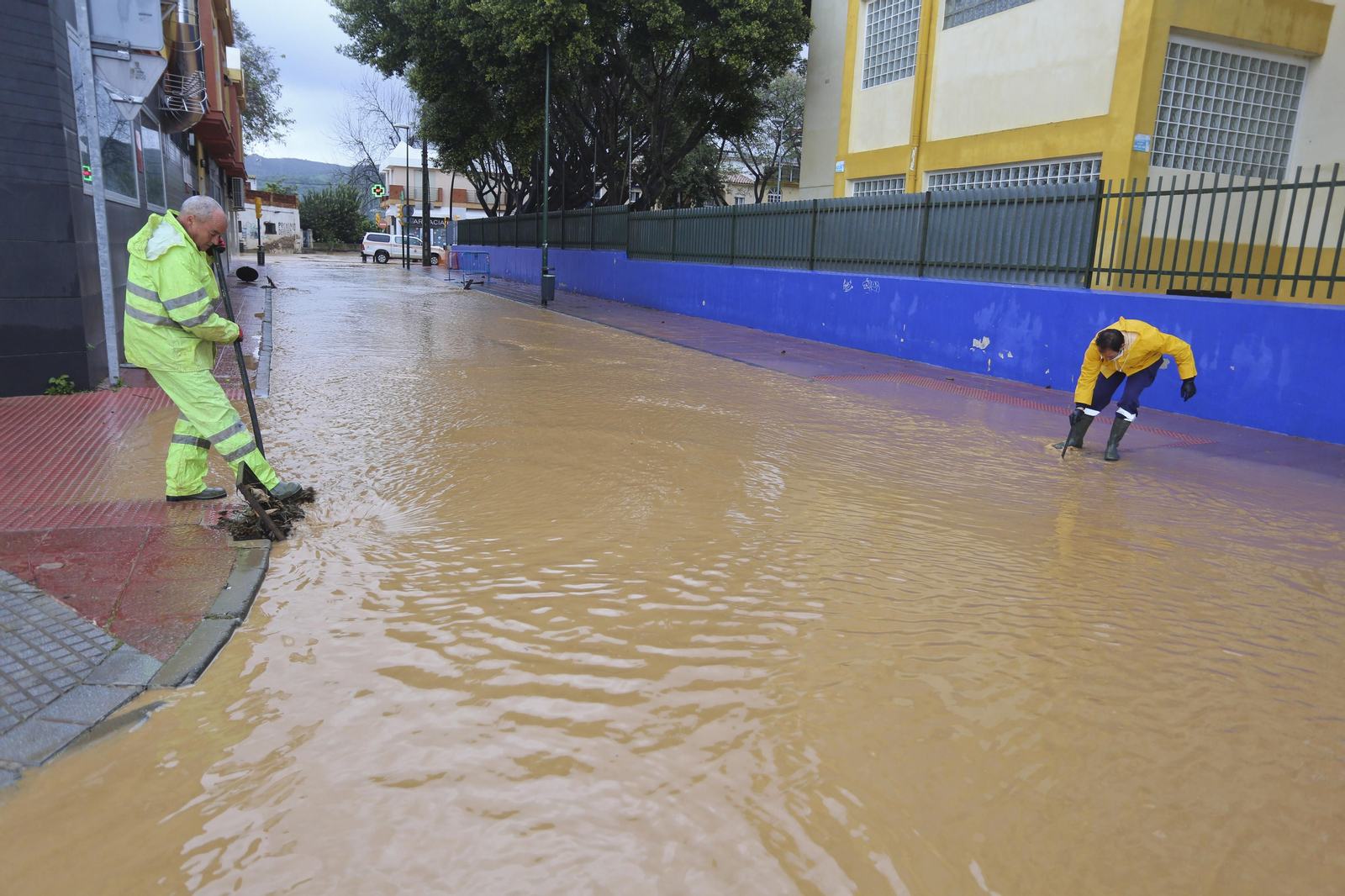 Campanillas anegada tras las lluvias, en fotos