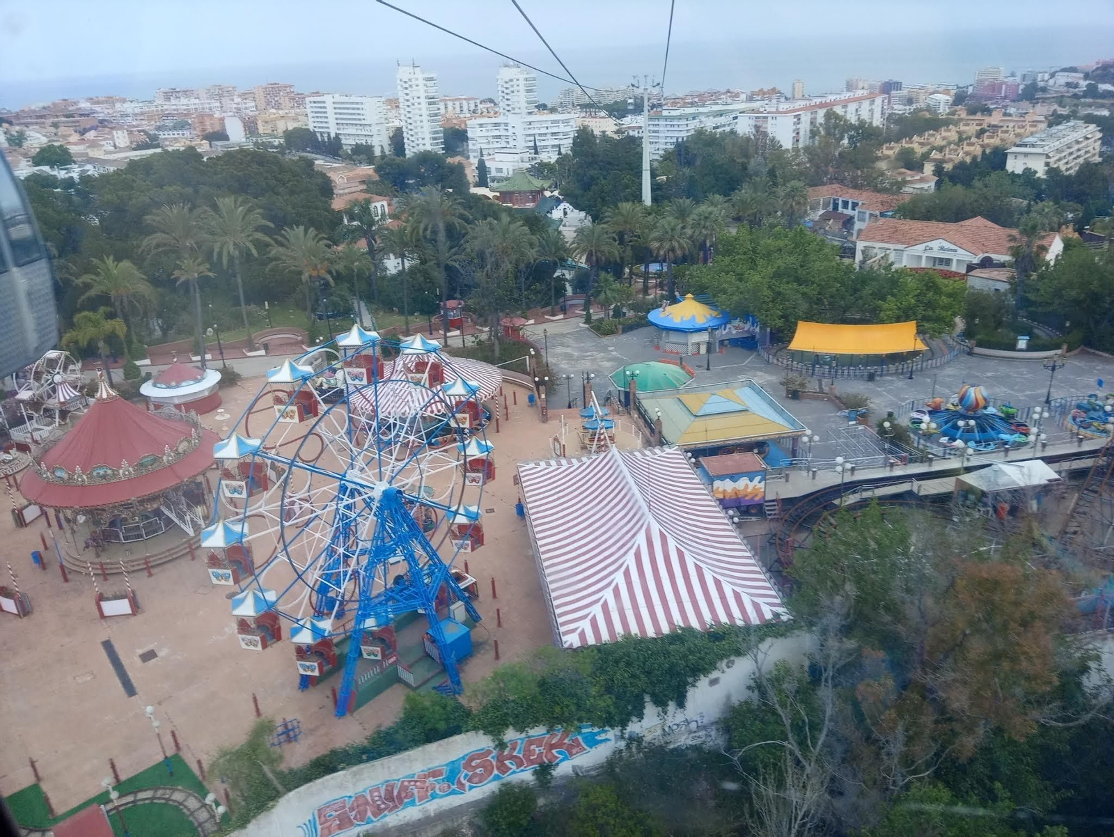 El parque de atracciones Tívoli World, localizado en Benalmádena.