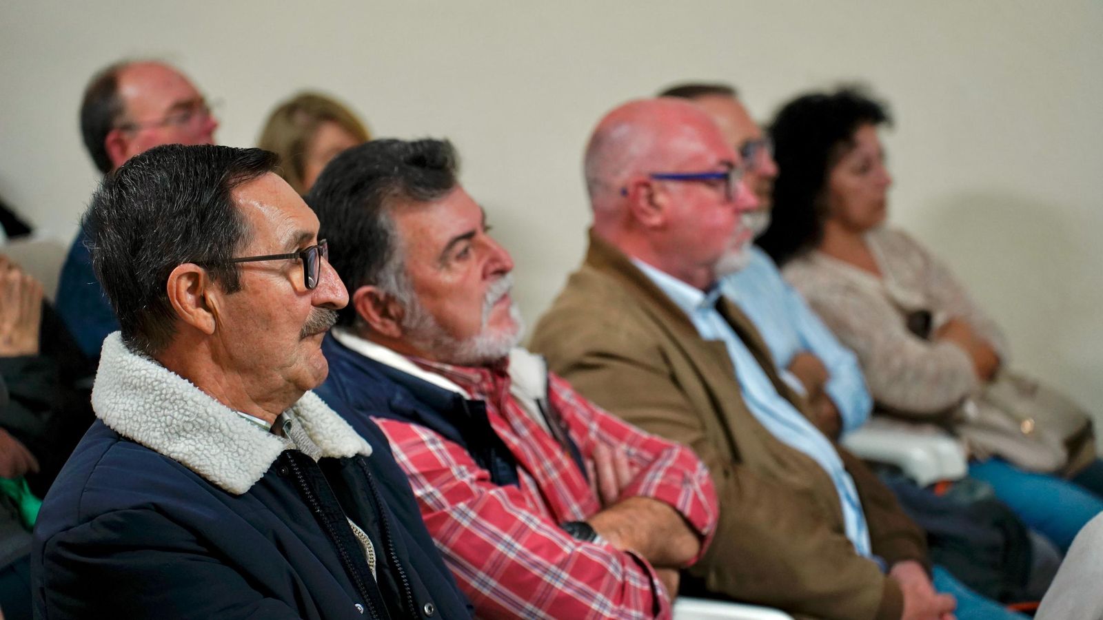 Fotos de la conferencia en Algeciras de Pablo Antonio Fernández sobre los Espacios Marítimos del Estrecho
