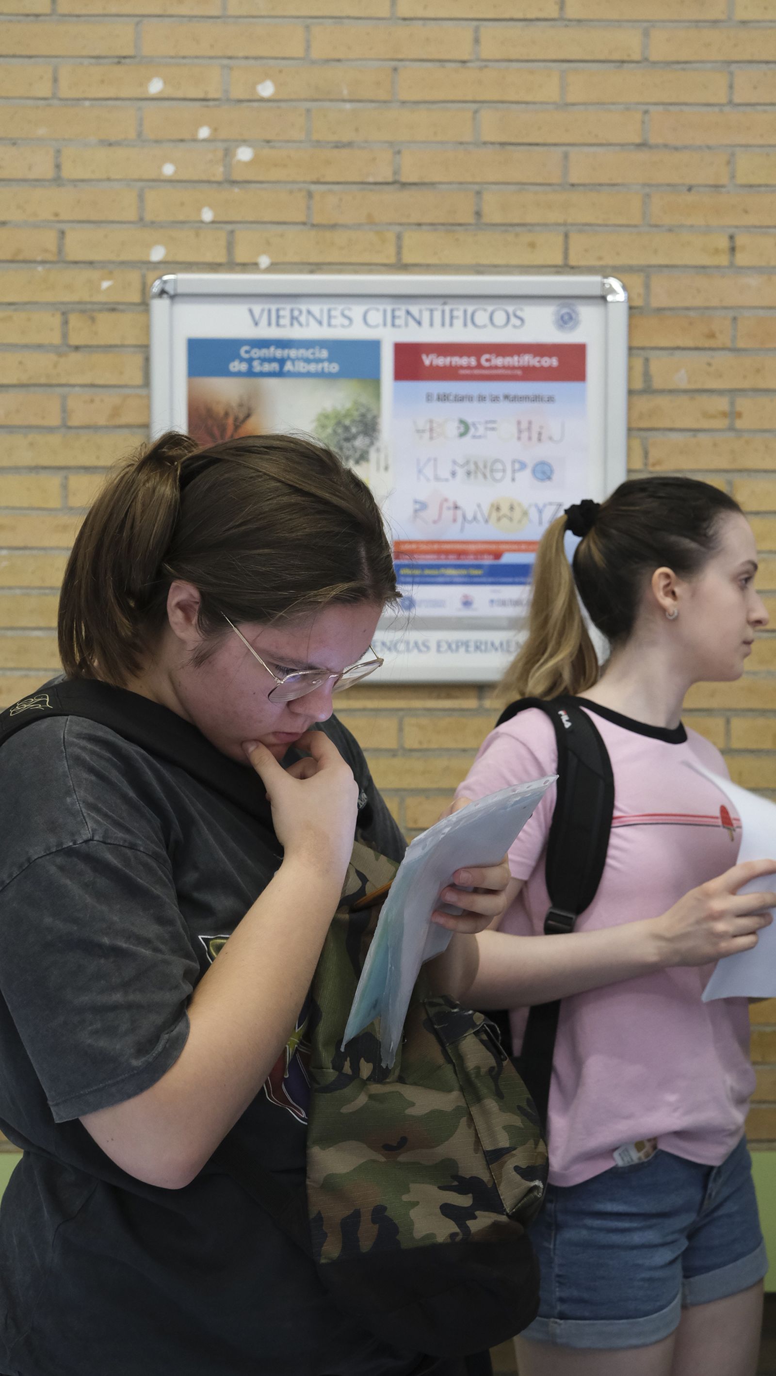 Imágenes de las pruebas de acceso de la PEvAU en la Universidad de Almería