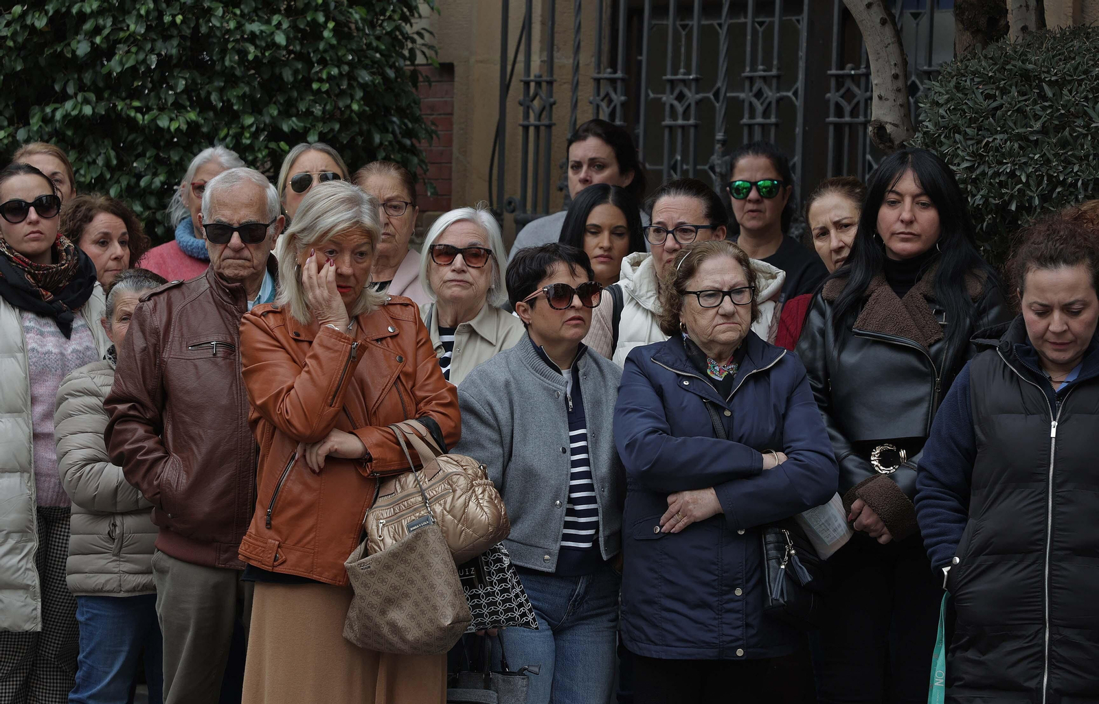 El minuto de silencio por Rocío, en imágenes