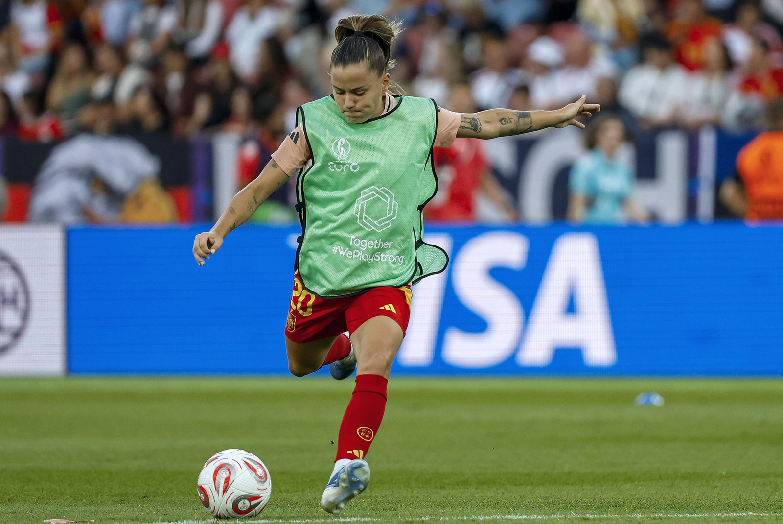 Las mejores imágenes de la semifinal Alemania - España de la Eurocopa femenina