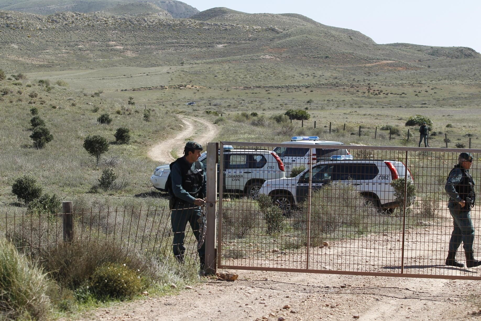 Registro en la finca donde ocultaron el cuerpo de Gabriel