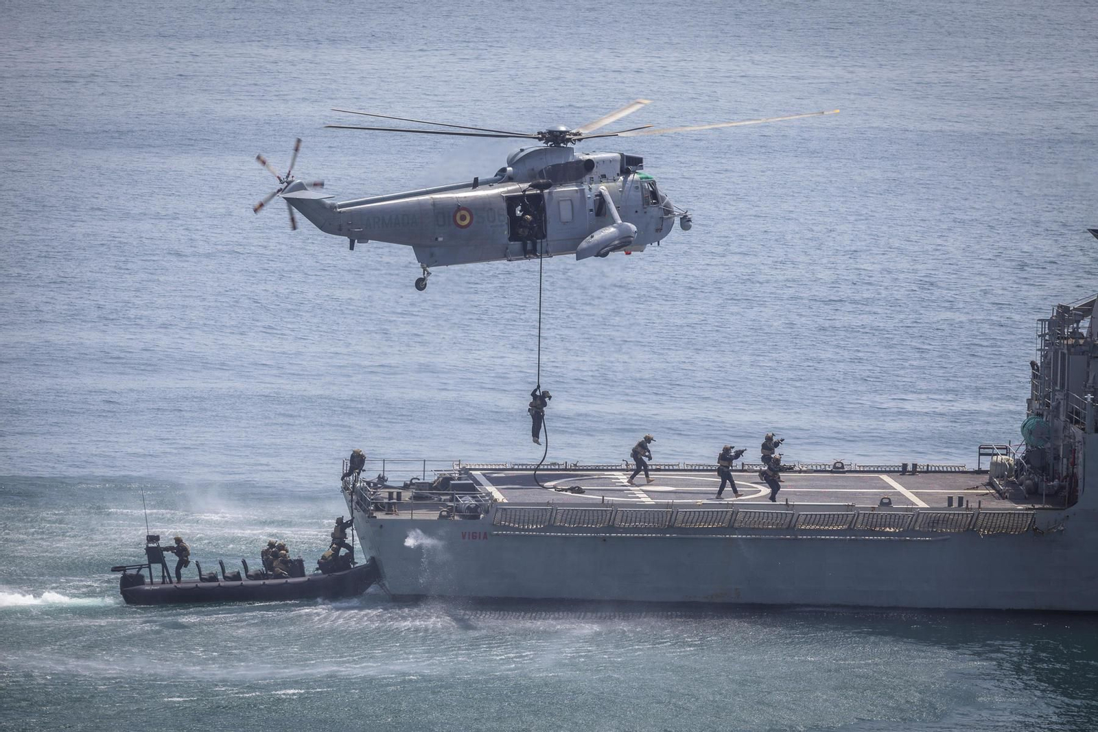 Las imágenes del ejercicio Milex-18 en la Base de Rota