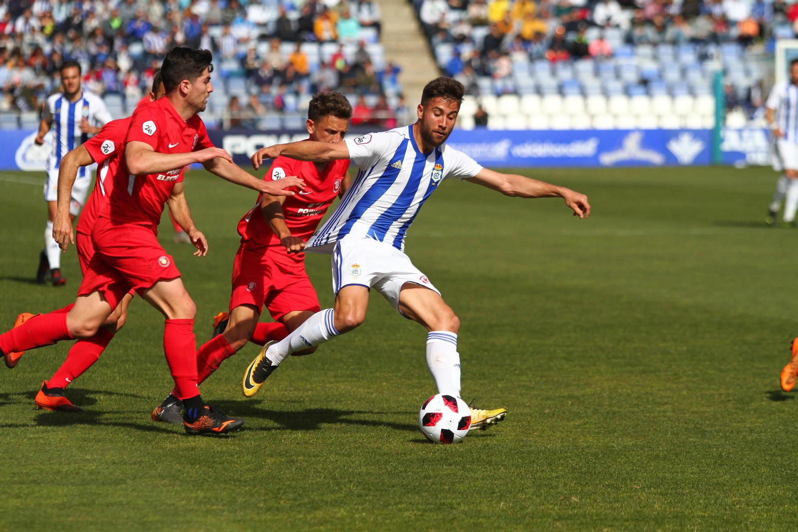 Encuentro entre el Recreativo y el Ibiza en el Nuevo Colombino.