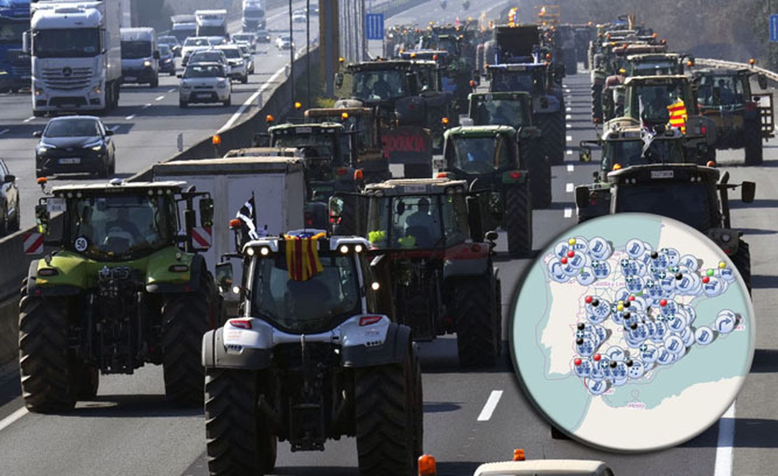 Las movilizaciones de los agricultores