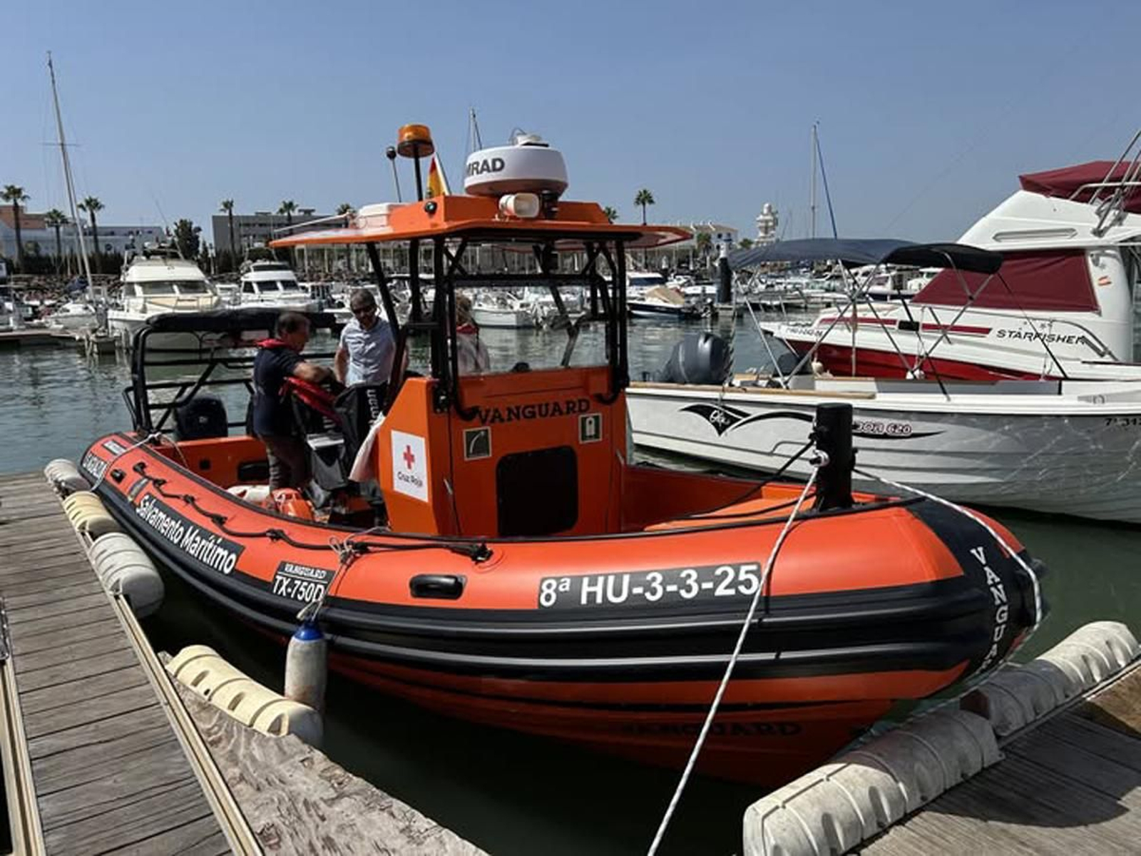 La nueva embarcación ha sido recepcionada esta semana en el puerto deportivo de Isla Cristina