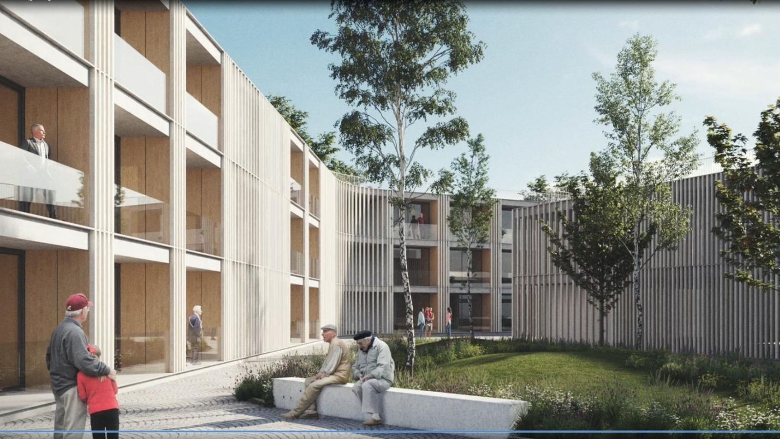 Recreación gráfica del nuevo centro de El Cobre.