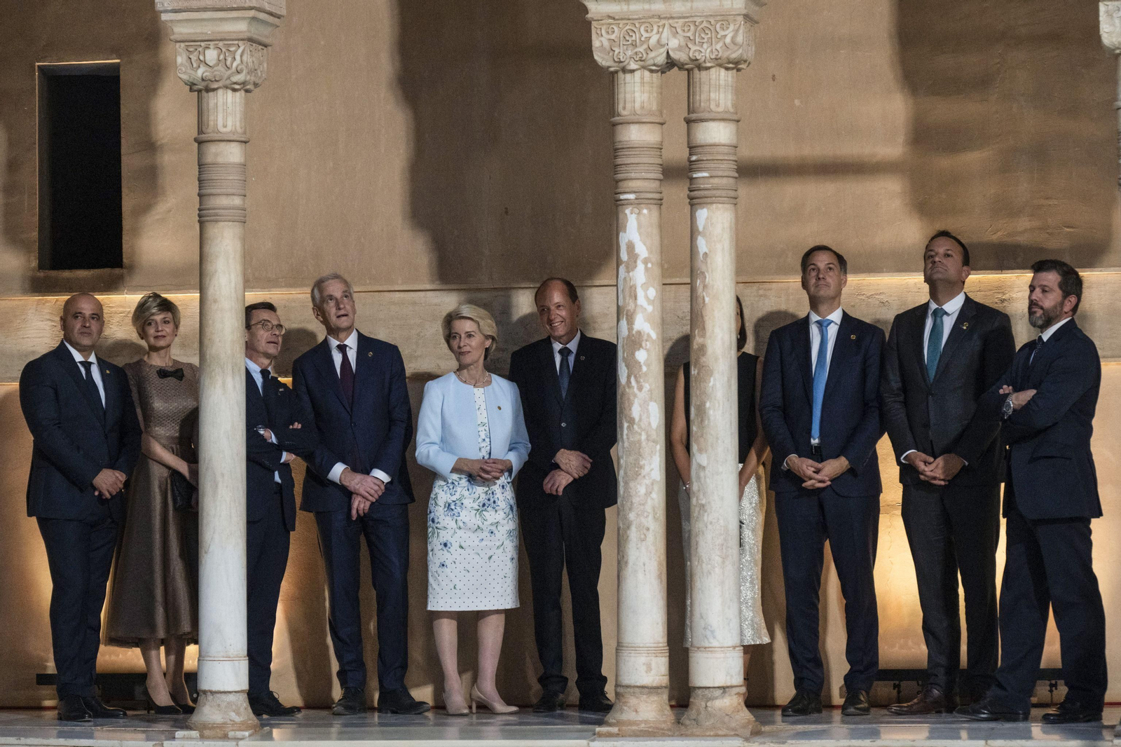 La Alhambra y las mejores imágenes del primer día de la Cumbre Europea en Granada