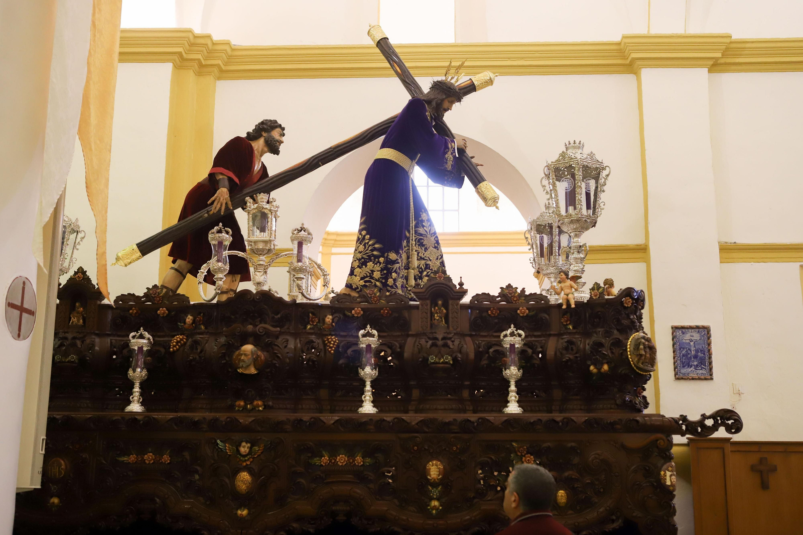 Fotos de los preparativos de la Semana Santa en Algeciras