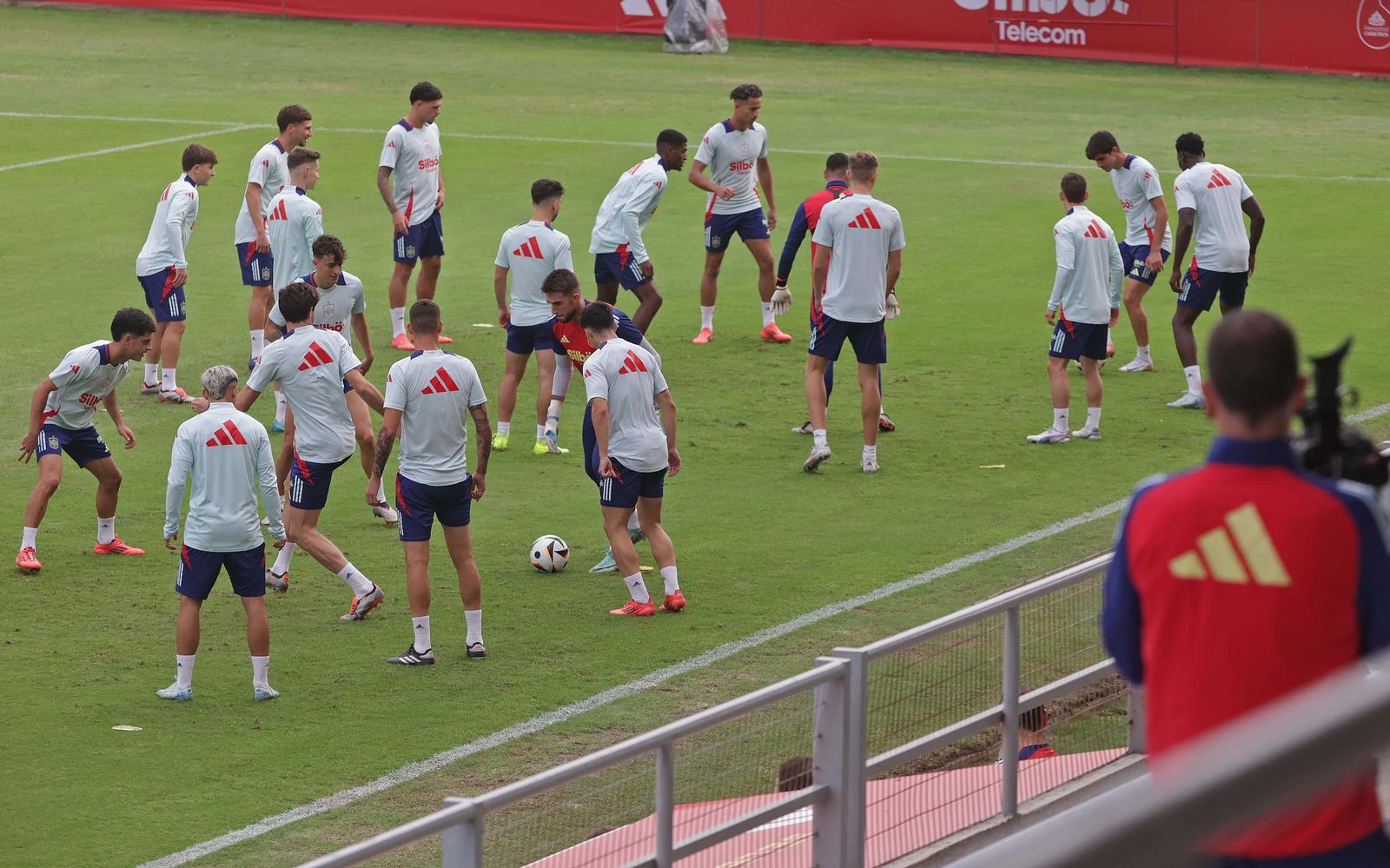 Fotos del entrenamiento de la selección española sub-21 en Algeciras