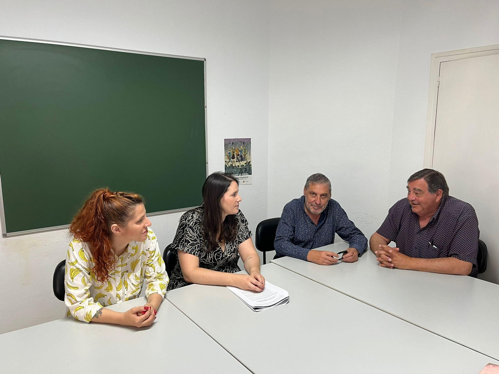 La reunión entre Adelante Andalucía y Algeciras Acoge.