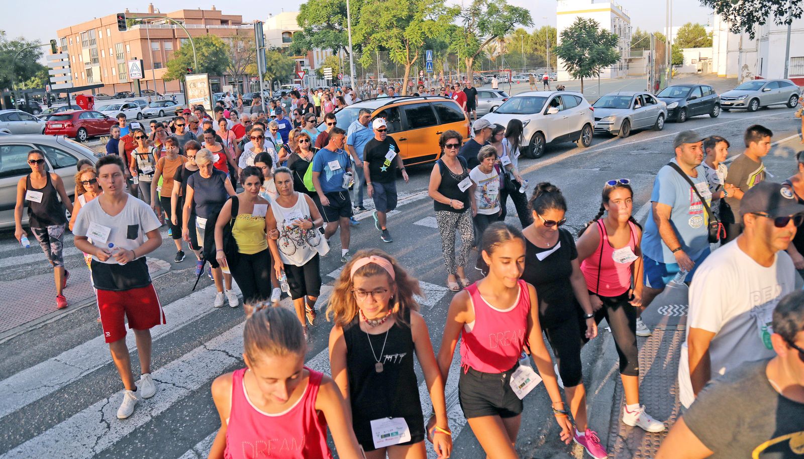 Retrospectiva de la marcha solidaria en su edición de 2018.