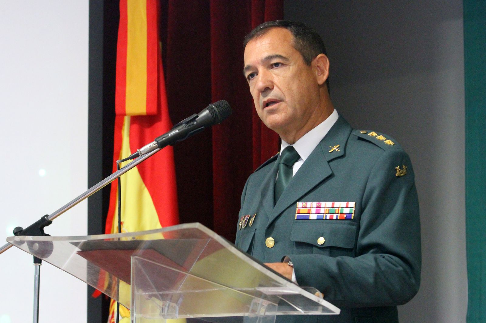 Imágenes del acto de celebración del 173 aniversario de la fundación de la Guardia Civil.