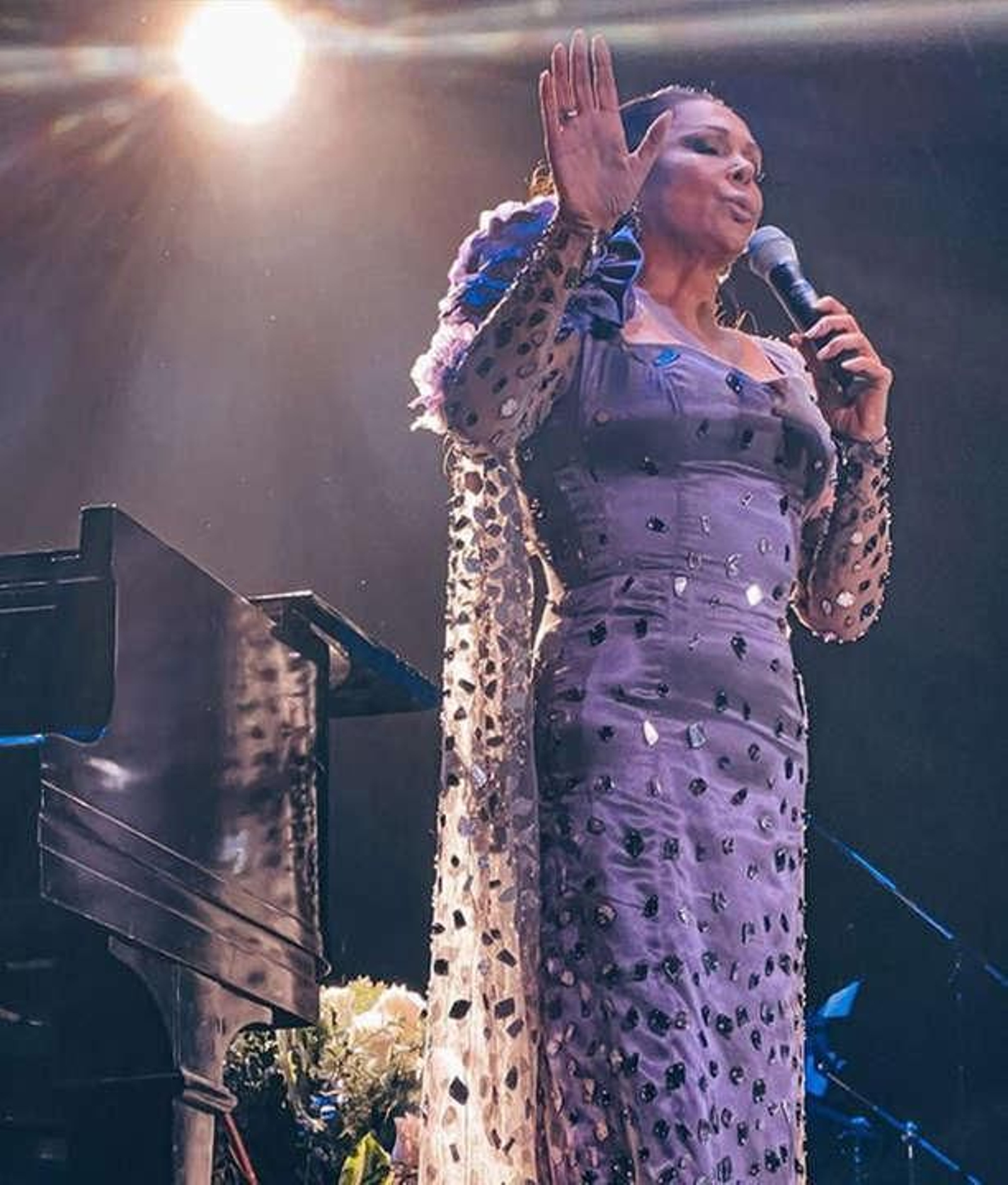 Isabel Pantoja en un concierto.