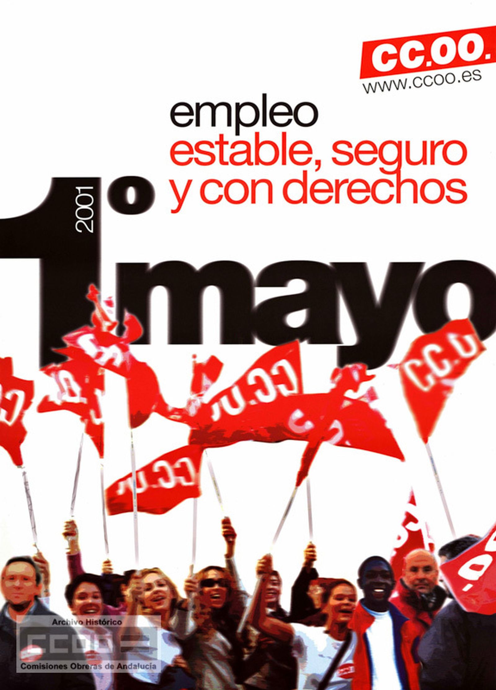 La cartelería del 1 de Mayo en Andalucía